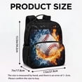 thumbnail image 7 of Jeiento Baseball Toddler Preschool Bookbag, School Bag with Adjustable Straps, Multi-Pocket Kids Backpack for Daycare Kindergarten Outdoor, 7 of 7