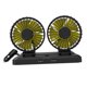 thumbnail image 4 of Soplador de aire de refrigeración d del coche Durable giratorio de 360 grados para caliente Fácil de Doble cabeza 12V Sharpla Mini ventilador de coche, 4 of 8