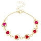 thumbnail image 2 of Fiudx Conjunto de Joyas de Amor, Elegante Collar y Pulsera de Cristal, Pendientes Impresionantes para Mujer, Ligeros y Cómodos de Llevar, Perfectos para Regalar En San Valentín, Una Opción Romántica., 2 of 5