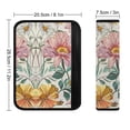 thumbnail image 6 of WYYP Flowers Wallpaper Colorful Comfortable Car Seat Strap Pads Protect You Neck and Shoulder from The Seat Belt Rubbing Ideal for Car Interior Accessories 2Pcs, 6 of 6