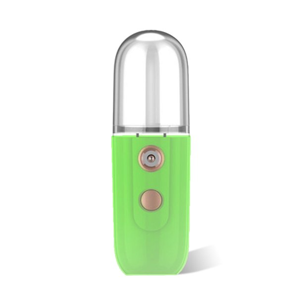 Mini 30ML USB Humidificadores recargables Difusor Facial Plástico Spray Mist Sprayer Hojeado Handheld Skin Care Máquina herramienta Verde kenally HA028263-04B