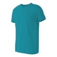thumbnail image 2 of Gildan T-Shirt Softstyle pour Hommes, m, Bleu Tropical, 2 of 3