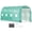Green, variant on VEVOR Walk-in Tunnel Greenhouse 15 x 7 x 7 ft Portable Plant Hot House Galvanized Steel Frame 140G PE Waterproof Cover Greenhouse Kit