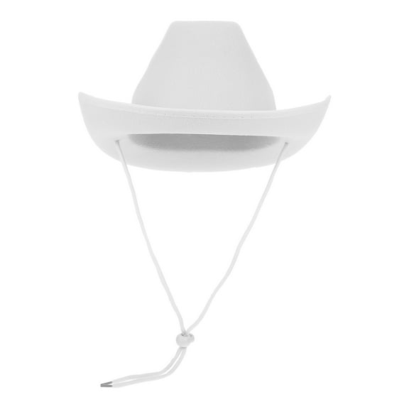 Raindrops Cowgirl Hats for Girls White Cowboy Hat for Outdoor Activities 1Set