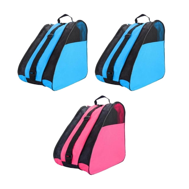 Bolsa de Almacenamiento Cola para patines de ruedas 3 capas portátil 3 uds