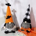 thumbnail image 2 of Set of 2 Witch Gnomes Plush Halloween Decorations with Spider Bat Ornaments Scandinavian Tomte Doll Elf Halloween Gnomes Decorations Indoor Home Party Toys for Kids Adults, 2 of 9