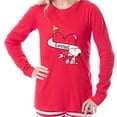 thumbnail image 3 of Peanuts Snoopy and Woodstock Loved Valentine's Day Tight Fit Cotton Matching Family Pajama Set For Adults Kids Toddlers, 3 of 6