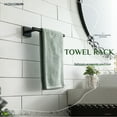 thumbnail image 2 of KOKOSIRI Towel Bar Matte Black Bathroom Hardware Hand Towel Rails Wall Mounted Kitchen Toilet Cabinet Paper Holder, Stainless Steel B3008BK, 2 of 9