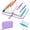Purple, variant on Pink 14-Piece Reusable Pouch Set with Storage Bag, Portable Travel Organizer for Small Items, Medication and Gifts, 1 Set