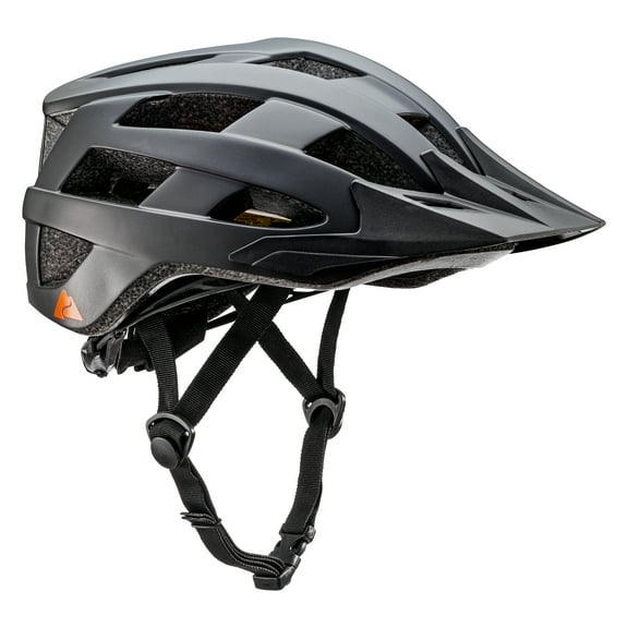 Ozark Trail Child Bike Helmet, Black, Adjustable, Ages 5 