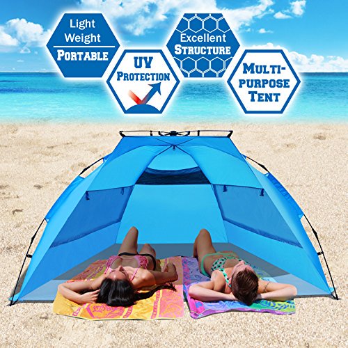 Sunrise Umbrella 98" x 51" Beach Tent
