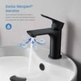 thumbnail image 2 of Kibi Tender Single Handle Bathroom Vanity Sink Faucet with Pop Up Drain, 2 of 3