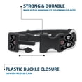 thumbnail image 4 of Buckle-Down Pet Collar, Dog Collar Plastic Buckle, Tapestry Black, 7 to 8.5 Inches 0.5 Inch Wide, 4 of 7