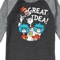 thumbnail image 3 of Cat in the Hat - Great Idea - Kids Raglan, 3 of 6