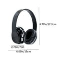 thumbnail image 2 of MERILER Wireless Bluetooth Headphones Over Ear with Noise Reduction, Hi-Fi Sound, Long Battery Life, Built-in Mic, Adjustable Headband, Multi-Mode Use, 2 of 6