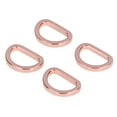 thumbnail image 4 of XingJian LLC Rose Gold D Rings - 10pcs, Reliable, Durable, Glossy, Small Compact Bag Buckles for DIY Crafts, 4 of 10