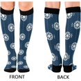 thumbnail image 2 of FREEAMG Patterns Of Wine Glasses and Bottles Compression Socks for Women and Men, 1 Pair, 2 of 7
