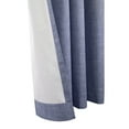 thumbnail image 4 of Malcolm Total Blackout Grommet Curtain Panel 52" x 63" in Blue, 4 of 6