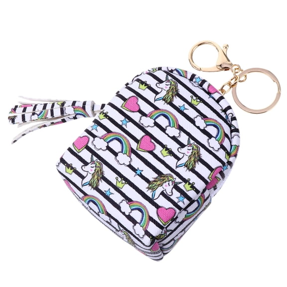 Worgeous  Coin Pouch Cartoon Purse Mini Hanging Ornament Storage Bag Earphone Cable