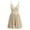 Beige, variant on Timegard Jumpsuits for Women Deep V Neck Spaghetti Strap Wide Leg Short Rompers Summer Loose Comfy Outfits