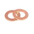 thumbnail image 3 of 10pcs Copper Crush Washer Flat Sealing Gasket Ring Spacer for Car 12 x 20 x 1.5mm, 3 of 3