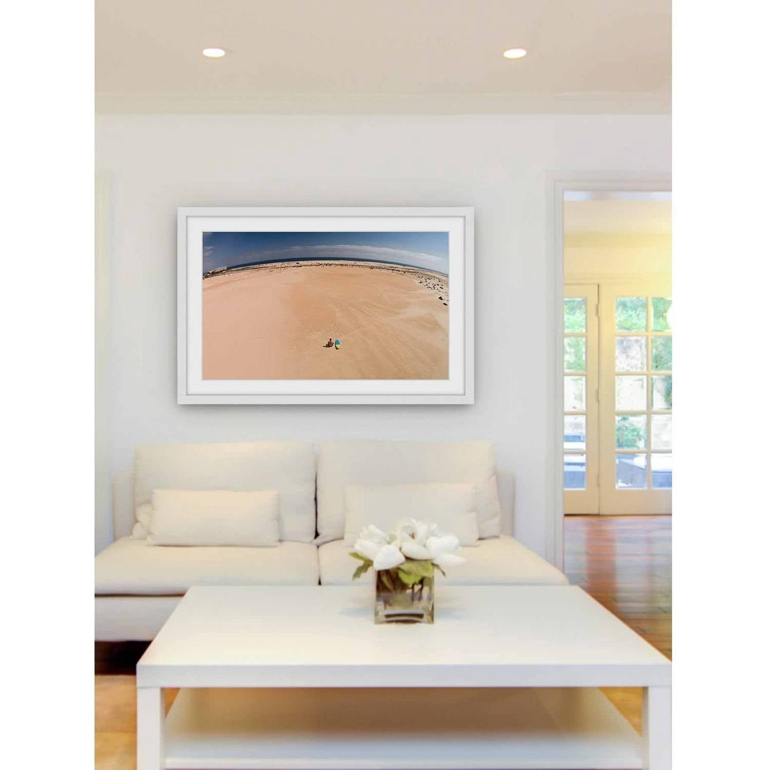 Marmont Hill "Lone Surfer's View" by Karolis Janulis Framed Painting Print