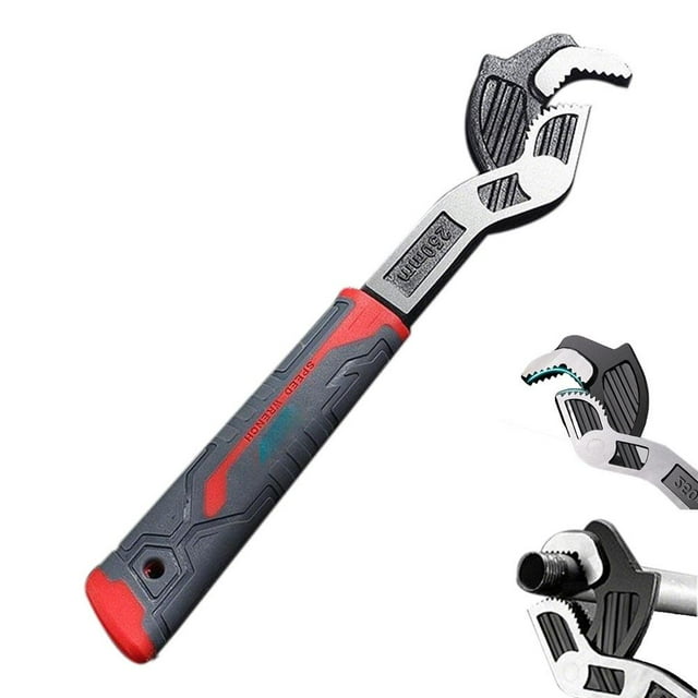 Multi Function Self Locking Pipe Wrench Set Self Adjusting Wrench For Plumbing Tasks Standard And Irregular Nuts