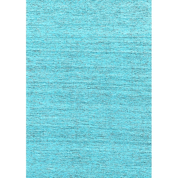Ahgly Company Indoor Rectangle Oriental Light Blue Industrial Area Rugs, 5' x 8'