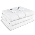 thumbnail image 1 of Gymax Heated Mattress Pad Queen Size Machine Washable Electric Bed Warmer w/ Dual Controller, 1 of 10