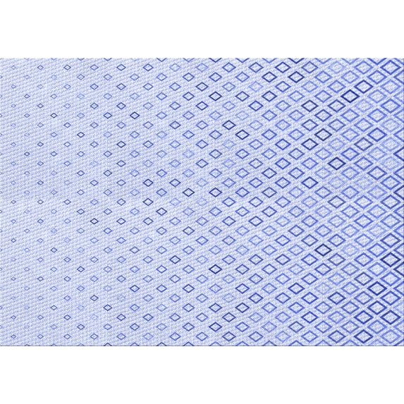 Ahgly Company Machine Washable Indoor Rectangle Transitional Lavender Blue Area Rugs, 2' x 5'