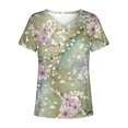 thumbnail image 4 of JeashCHAT Summer V Neck T Shirts for Women Short Sleeve Shirts Cute Printed Tshirt Blouse Casual Tops Loose Fit Graphic Tee, 4 of 5
