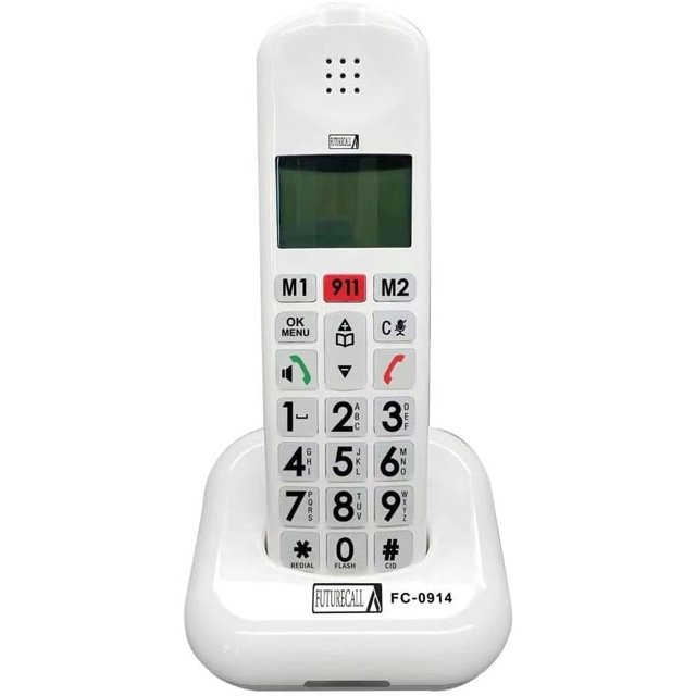 DECT Large Button Feature Enhanced Cordless with Caller ID CW Model # FC-0914 Future-Call