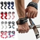 thumbnail image 3 of WAITLOVER Muñequeras de gimnasio con correas de levantamiento de pesas con empuñaduras acolchadas para soporte adicional, 3 of 6