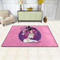thumbnail image 2 of SKYSONIC 72x48in Elegant Witch Area Rug, Halloween Party Non-Slip Floor Carpet for Indoor Living Dining Room and Bedroom Area, 2 of 7