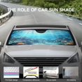 thumbnail image 6 of Windshield Sun Shade, Beautiful Print Design Foldable Car Shades for Front Windows Protect The Vehicle from High Temperature Damage and UV Reflection, 6 of 8