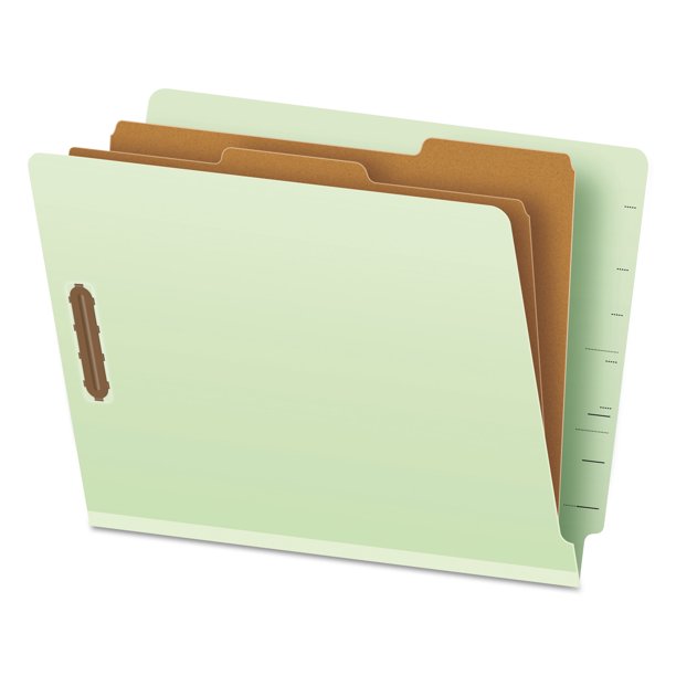 Pendaflex Pressboard End Tab Classification Folders, Letter, 2 Dividers
