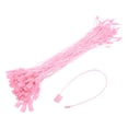 thumbnail image 1 of Uxcell 500Pcs Nylon Hang Tag String 6.7Inch Snap Lock Pins Loop Price Tag Fastener Plastic Tags Pink, 1 of 7