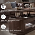 thumbnail image 6 of Signature Design by Ashley Furniture Korestone Dark Brown Lift-Top Coffee Table, 6 of 10
