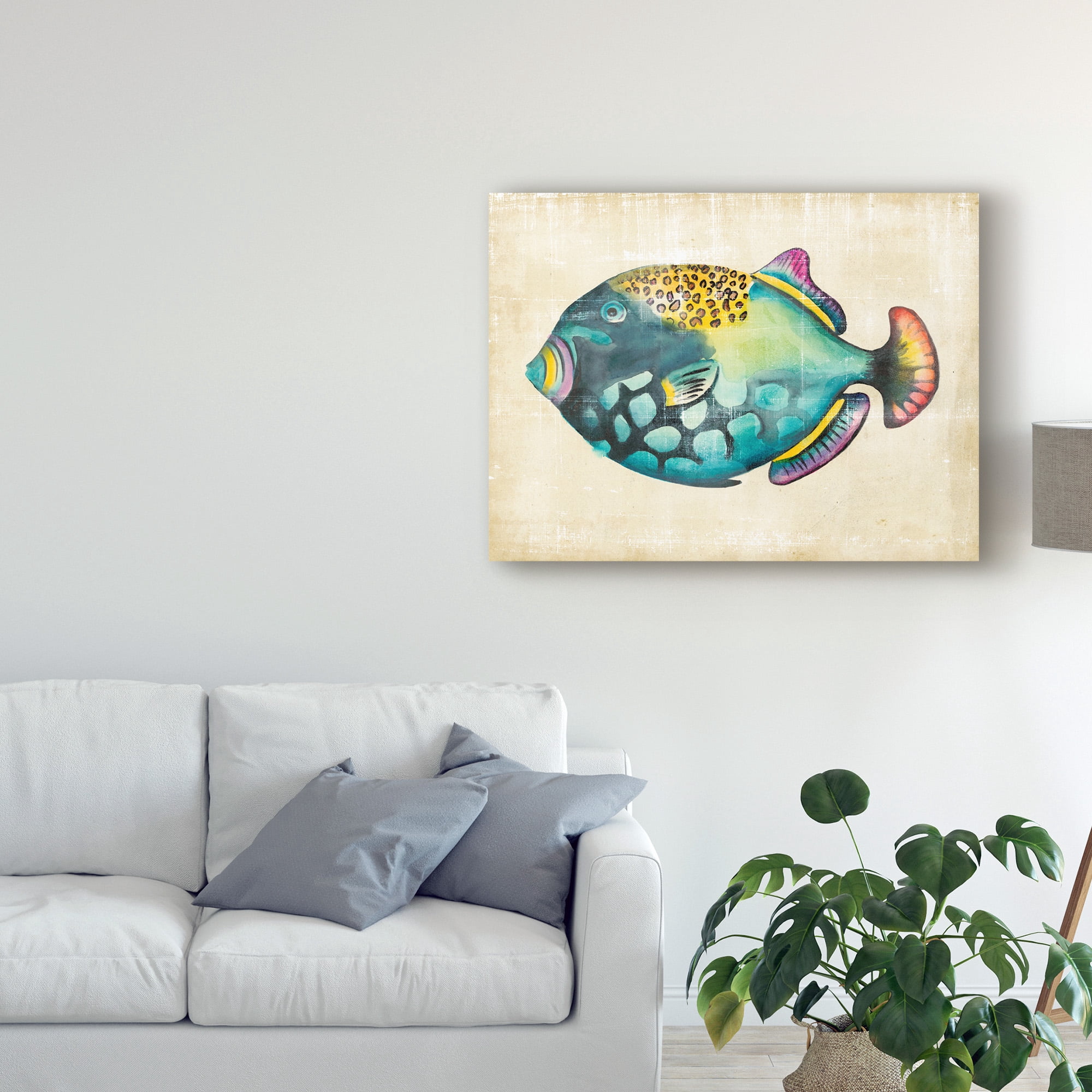 Trademark Fine Art 'Aquarium Fish IV' Canvas Art by Chariklia Zarris