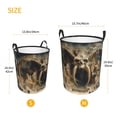 thumbnail image 3 of Balery Ancient Skull Cave Landscape Cesta de ropa redonda con asas, impermeable, independiente, para ropa, juguetes, dormitorio y familia-Small, 3 of 6
