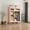 Pink, variant on Holiday Deal:Portable Closet Organizers, Clothing Storage, Wardrobe with 6 Shelves and Hanging Rod, Free Standing Closet Clothes Organizer for Bedroom ,rental housing Non-Woven Fabric Cover , Brown