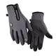 thumbnail image 3 of Guantes reflectantes con cremallera, gruesos, cálidos, resistentes al viento, para hombres y mujeres, para ciclismo, conducción, coche, esquí, guantes para exteriores, guantes para mujer., 3 of 5
