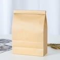 thumbnail image 2 of Baohd 50pcs Window Pockets Kraft Paper Bread Bags With Wire For Baking Combined large size, 2 of 6