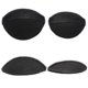 thumbnail image 3 of Esponja Bump It Up Volume Hair Base Styling Insert Tool Accesorios para el cabello (negro, 4 piezas) Vhermosa ZFFLD188, 3 of 4