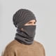 thumbnail image 1 of Ganfancp Hombres de Invierno Cálido Sombrero de Lana de Punto Ciclismo Máscara a Prueba de Viento Collar de Tres Piezas Set Ofertas y Liquidaciones 1 Gorro de Algodón, 1 Máscara, 1 Bufanda, 1 of 3