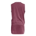thumbnail image 4 of Laipiong 2 Piece Short Sets for Women Summer Matching Athletic Outfits Ribbed Knit Tank Top and Split Lined Skirt 2 piece shorts set for women, 4 of 5