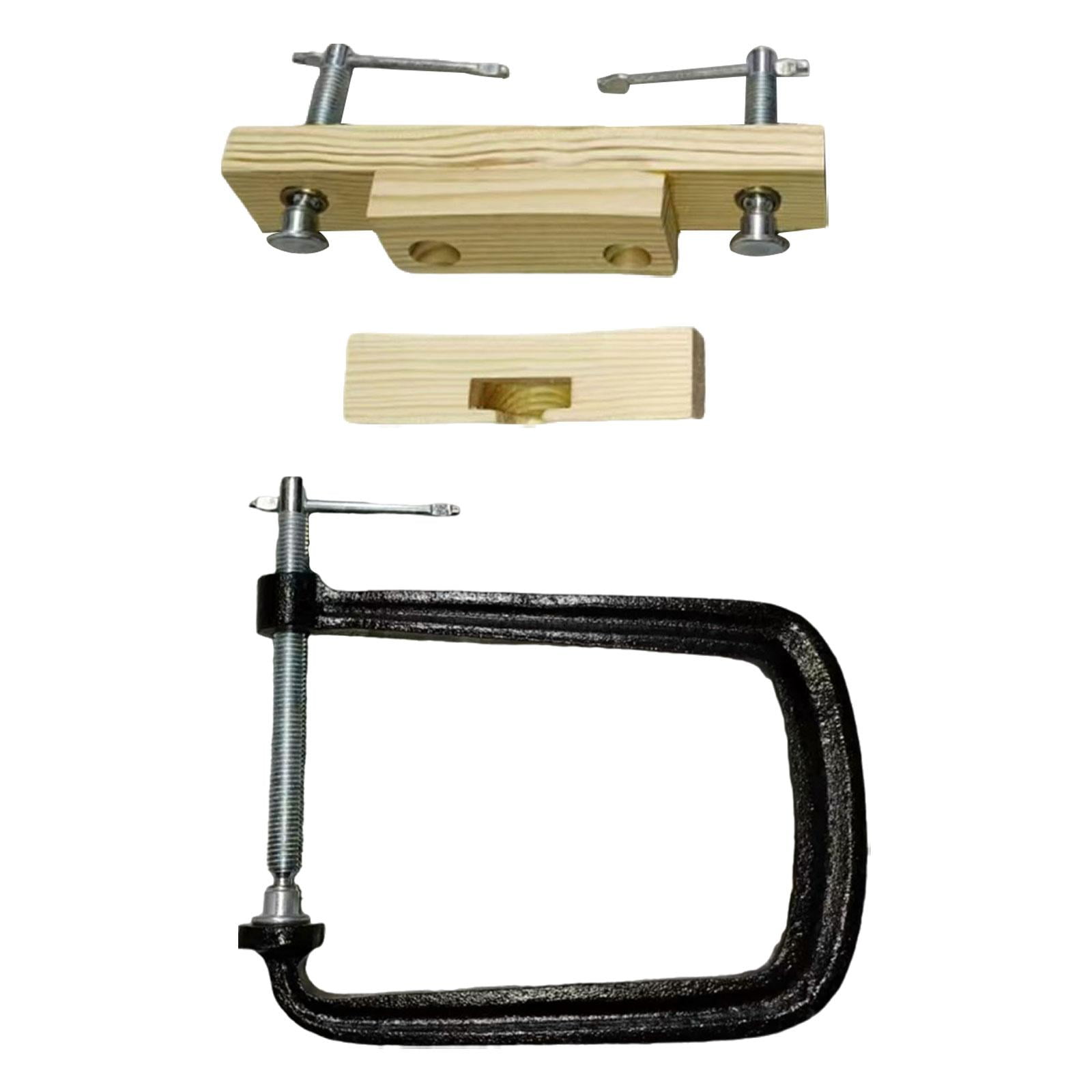 yotijay Folk Acoustic Guitar Bridge Clamp Luthier Tool Accessory Bridges Repair Tool with accessories