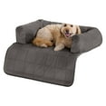 thumbnail image 2 of SureFit  Pet Otis Quilted 3-Sided Bolster Pet Bed, Waterproof Couch Protector 46x32 - Dark Gray, 2 of 5