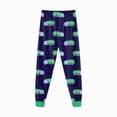 thumbnail image 4 of NOLDARES Toddler Baby Boy Fall Clothes Long Sleeve Crewneck Sweatshirt Top Casual Pants Set Cute Infant Winter Outfits Size:6-7 Y,Blue, 4 of 7