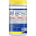 thumbnail image 2 of Lysol 84251CT Lemon Disinfectant Wipes 80 Wipes 2 Pack, Pre-Moistened for Commercial Spaces Hospitals Gyms, White, 2 of 6